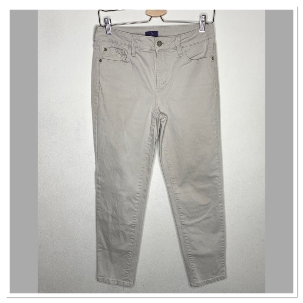 NYDJ light grey skinny ankle jeans - Picture 2 of 14